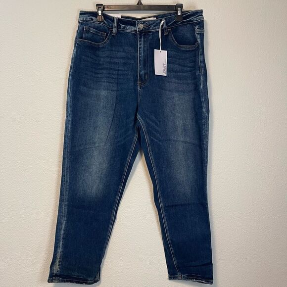 Vervet Erika Stretch Mom Jeans Size 32 NWT - Picture 1 of 10
